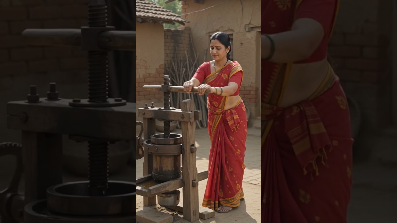 बिजली नहीं, फिर भी निकल रहा शुद्ध तेल! || #shorts #viral #trending