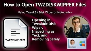 How to Open TWZDISKWIPPER Files (TweakBit Disk Wiper Data)