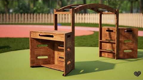 How to set-up Outdorable monkey bar attachment.