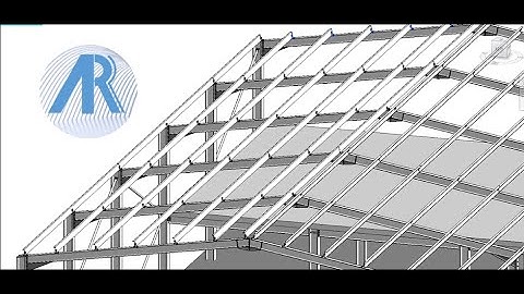 10 Steel Frame Mirror Roof Purlin System Revit Tutorial