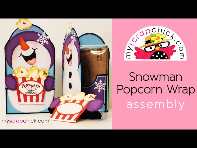 Snowman Popcorn Wrap Svg Tutorial MyScrapChick - YouTube snowman-popcorn-wrap-svg-tutorial-myscrapchick-youtube