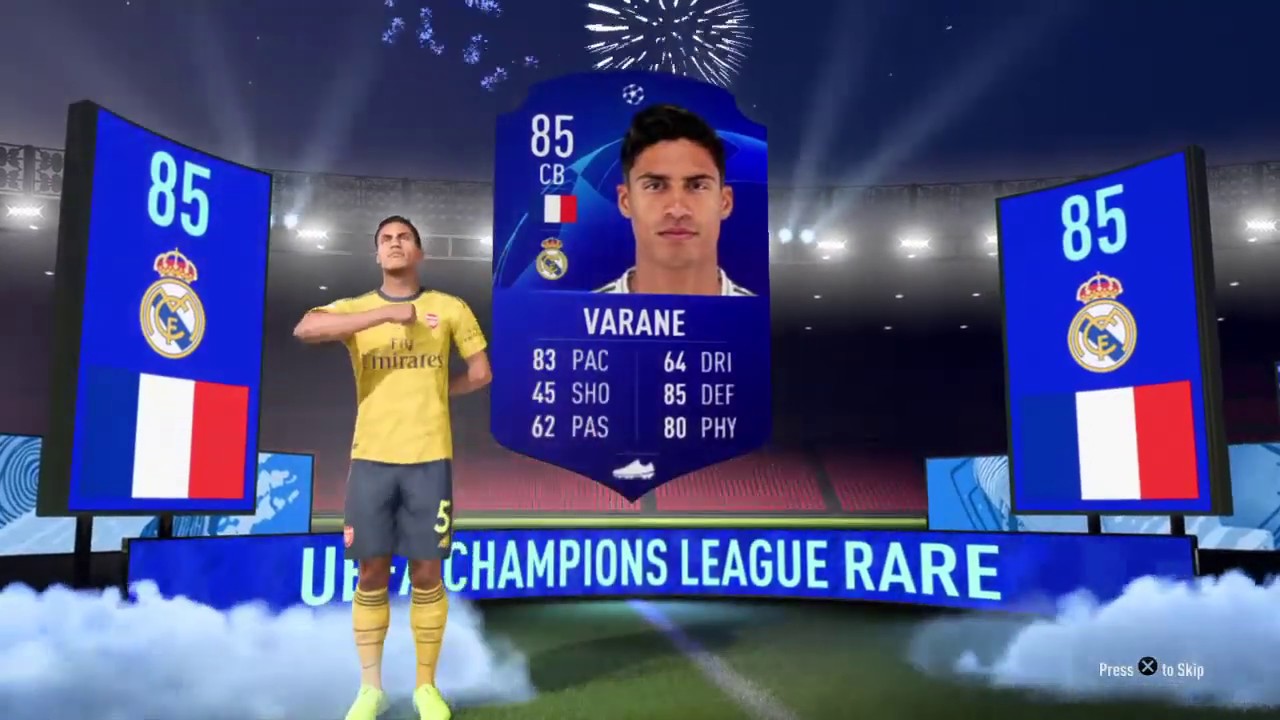 11 UCL 81+ packs!!