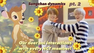 Sungchan interactions with every nct member pt2