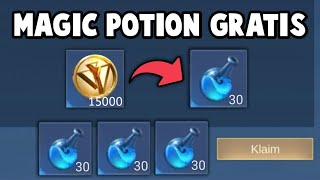 MAGIC POTION GRATIS DARI PENUKARAN POIN KOLEKSI ! 15000 POIN KOLEKSI = 30 MAGIC POTION GRATIS