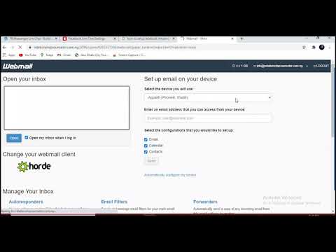 How to change webmail password