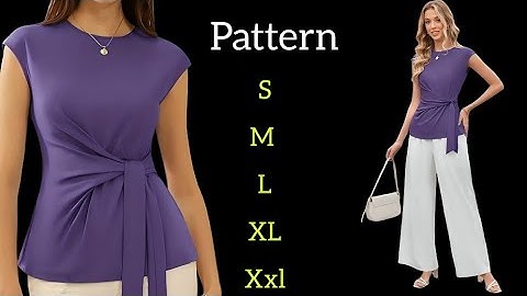 Chic Blouse Pattern Tutorial ✂️ | Easy Step-by-step Drafting Guide 🧵
