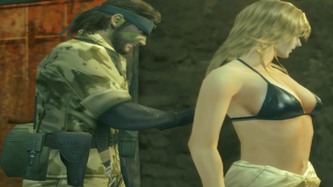 Every Romantic And Flirting Snake and Eva Moments - METAL GEAR SOLID 3 Snake Eater HD60