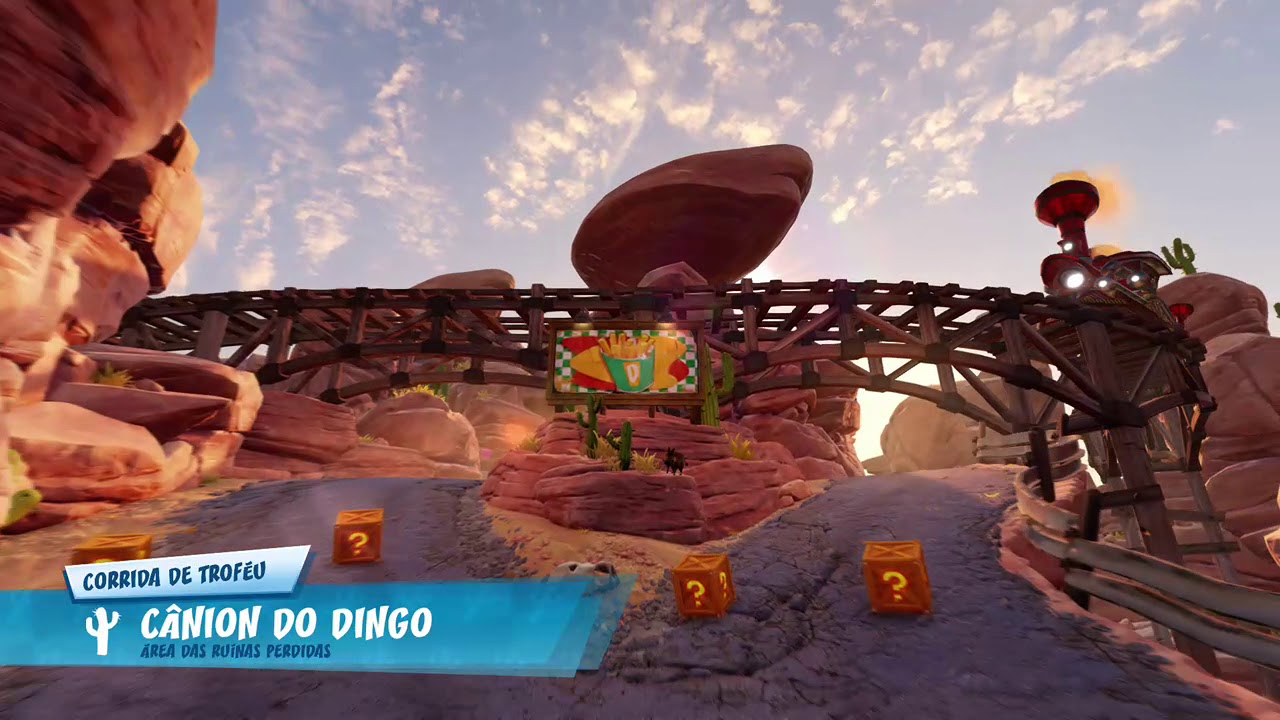 Dingo Canyon gameplay Adventure Mode Crash Team Racing Nitro (Xbox