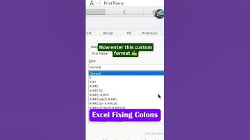 Excel Fixing Colons 🔥 #excel #exceltips  #exceltutorial  #exceltricks #excelformulas