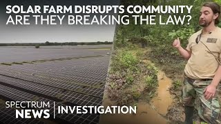 Texas Solar Farm Accused of Polluting Environment | Spectrum News