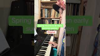 5.20.26 Spring returns to an early summer garden #fyp #music #synth #piano #fantasymusic