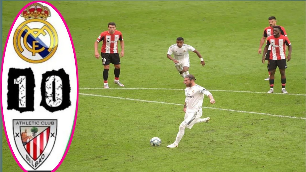 Athletic Club Vs Real Madrid (01) La Liga R34 Highlights