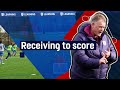 Receiving to score | Coaching session on receiving and finishing skills