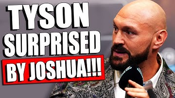 Tyson Fury IS SURPRISED BY Anthony Joshua
