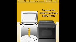 Washer W 2-1 Removable Agitator Benefits