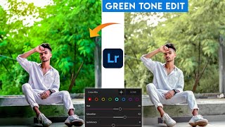Lightroom Mobile Green Tone Retouching l Green Tone Effect ll RD Editor