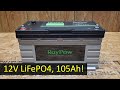 RoyPow 12V 105Ah LiFePO4 Battery, Overview and Testing