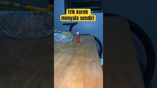 Trik mudah korek menyala sendiri #komedi#lucu#ngakak#kocak#sulap#magic#magician
