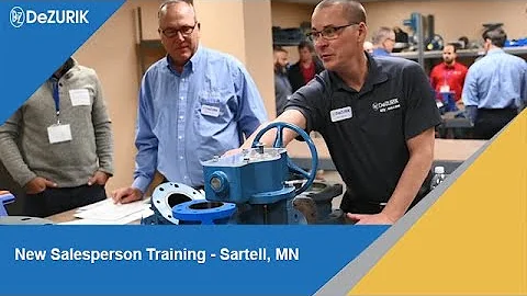 Valve Manufacturer DeZURIK New Salesperson Training from October 2022