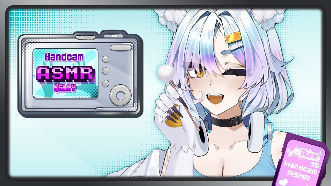 Handcam 3DIO ASMR -  A Bear & Her Basket of Tingles 【Handcam ASMR Relay】