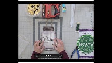 How to attach a wreath sign