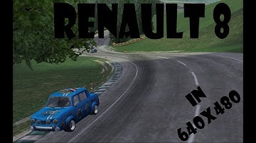 Mowing the lawn with a Renault Gordini 8 (rFactor + GamePad)