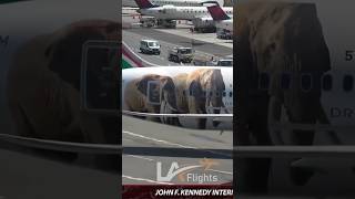 Kenya Airways Painted A Giant Elephant On The Side Of The Plane In Jfk #Theprideofafrica