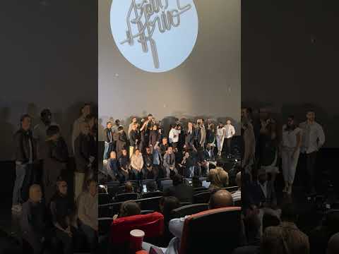 La verdadera escena de acción: ¡tomar la foto grupal para la premiere! #cinedominicano