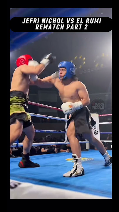 Jefri Nichol vs El Rumi REMATCH | Gapake lama #boxing #rematch #kingofthering #artist #byoncombat