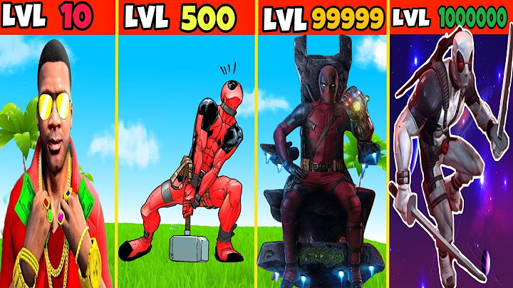 Level 1 DEADPOOL to Level 1,000,000,000 DEADPOOL in GTA 5