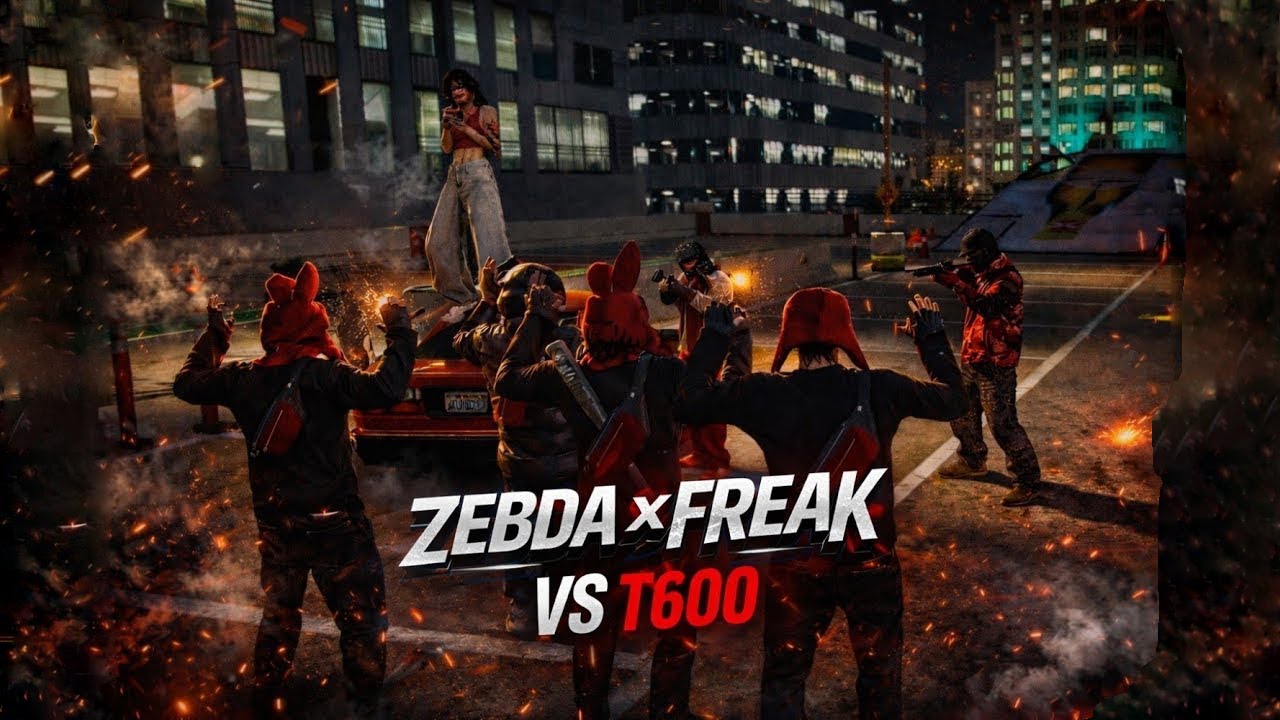  ZEBDA X FREAK vs T600 | Full Action | Bobony RP