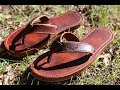 How I make a pair of leather flip flops