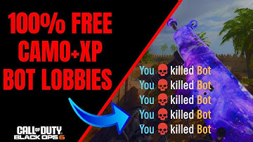 CRAZY Bot Lobbies 100% FREE In Black Ops 6