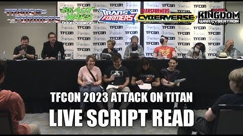 Transformers Live Script Reading w/ Travis Artz, Andy Barnett, Sue Blu, David Sobolov & Frank Todaro