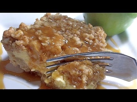 Caramel Apple Crisp Cheesecake Bars Recipe (Haaave Mercy!)