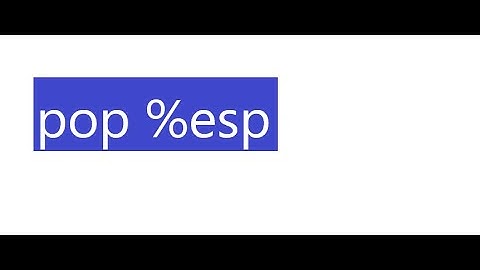 What does pop ESP do?