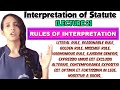 All rules of interpretation in hindi
