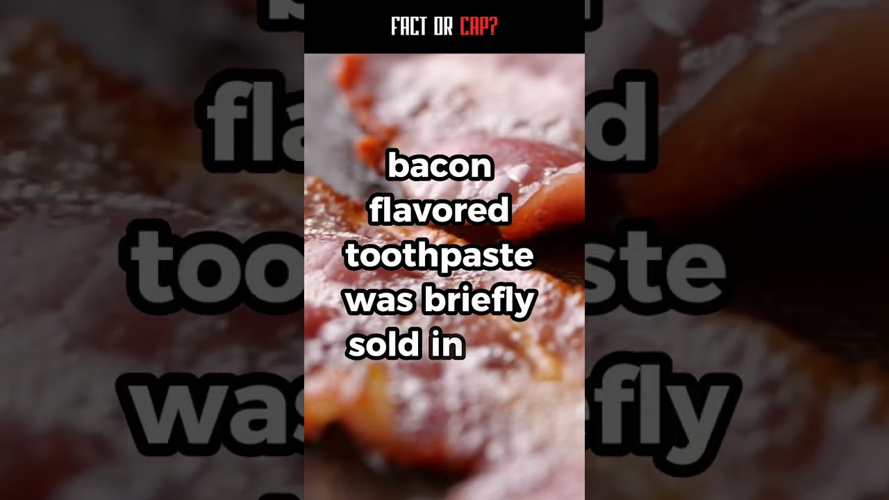 Fact or CAP? BACON FACTS 🥓 