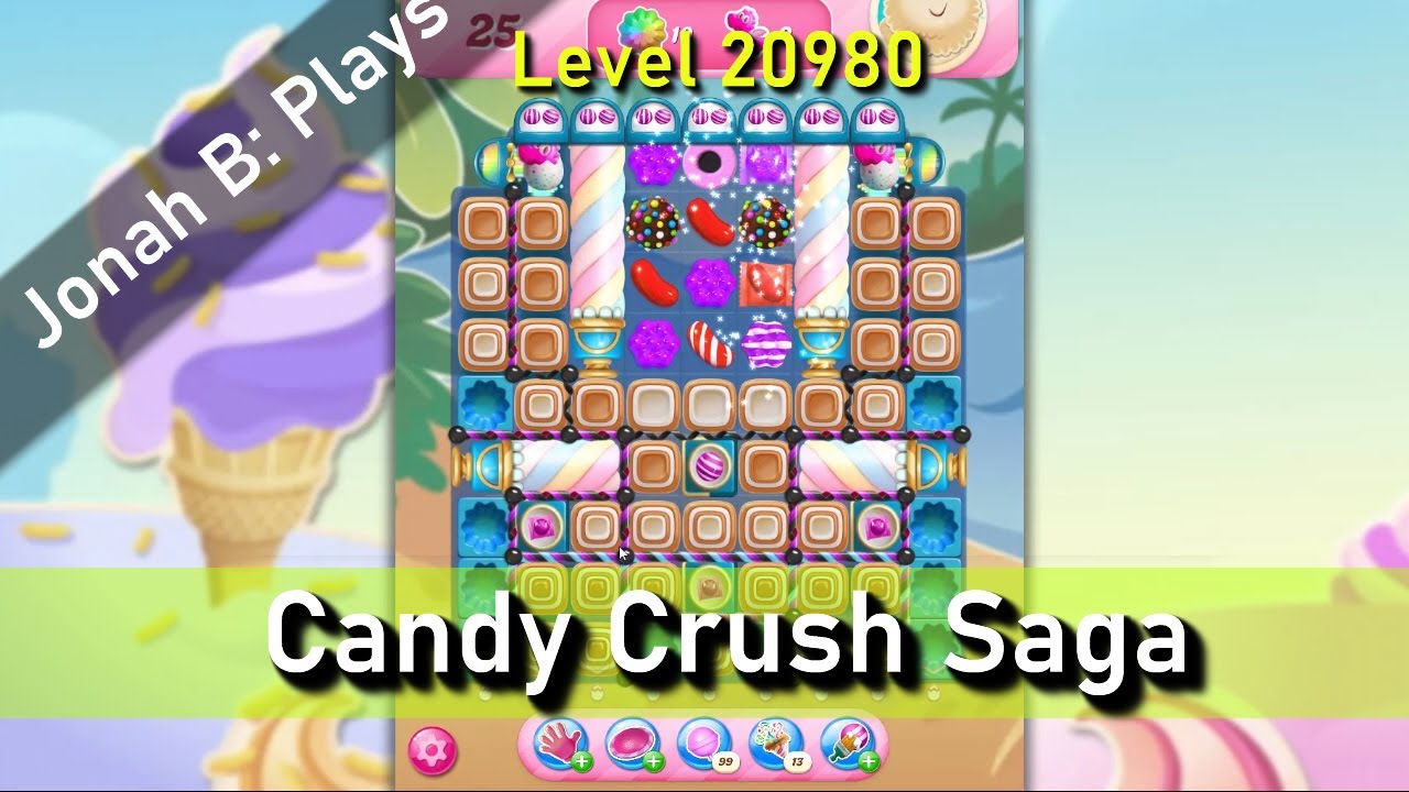Candy Crush Saga Level 20980 - YouTube