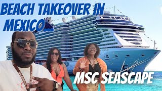 MSC Seascape: Cozumel | Mr. Sanchos | Beach Takeover | Bar Crawl | White Party | Melanin at Sea