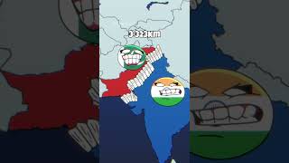 Which Сountries Has The Longest Fence 🗺️ #shorts  #countryballs