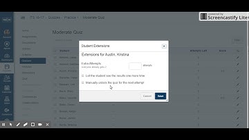 Moderating Canvas Quizzes