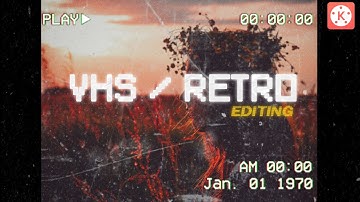 How to do VHS Effect Edit in Android / iOS || Kinemaster Tutorial