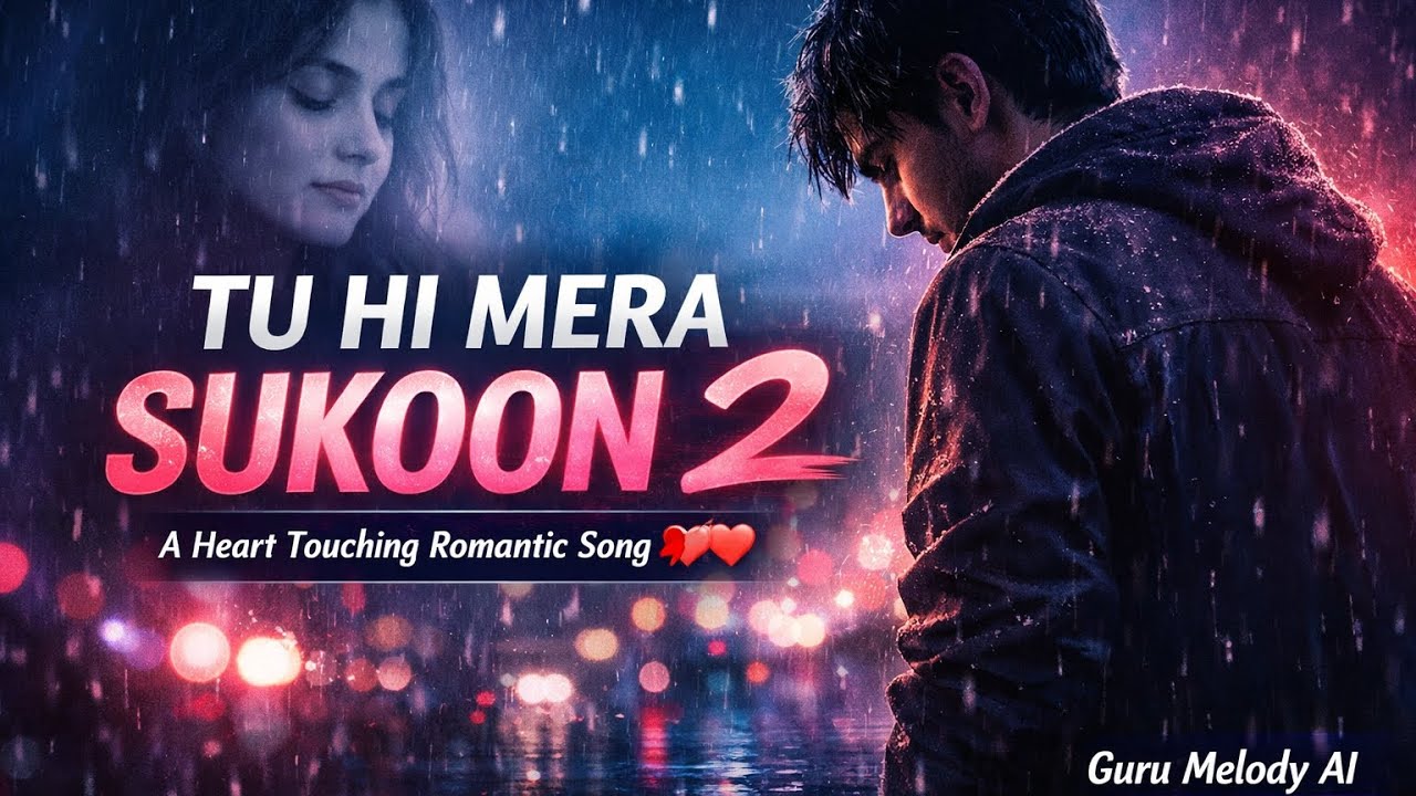 Tu Hi Mera Sukoon 2 | Heart Touching Romantic Song 2026 | Male Version | Guru Melody AI