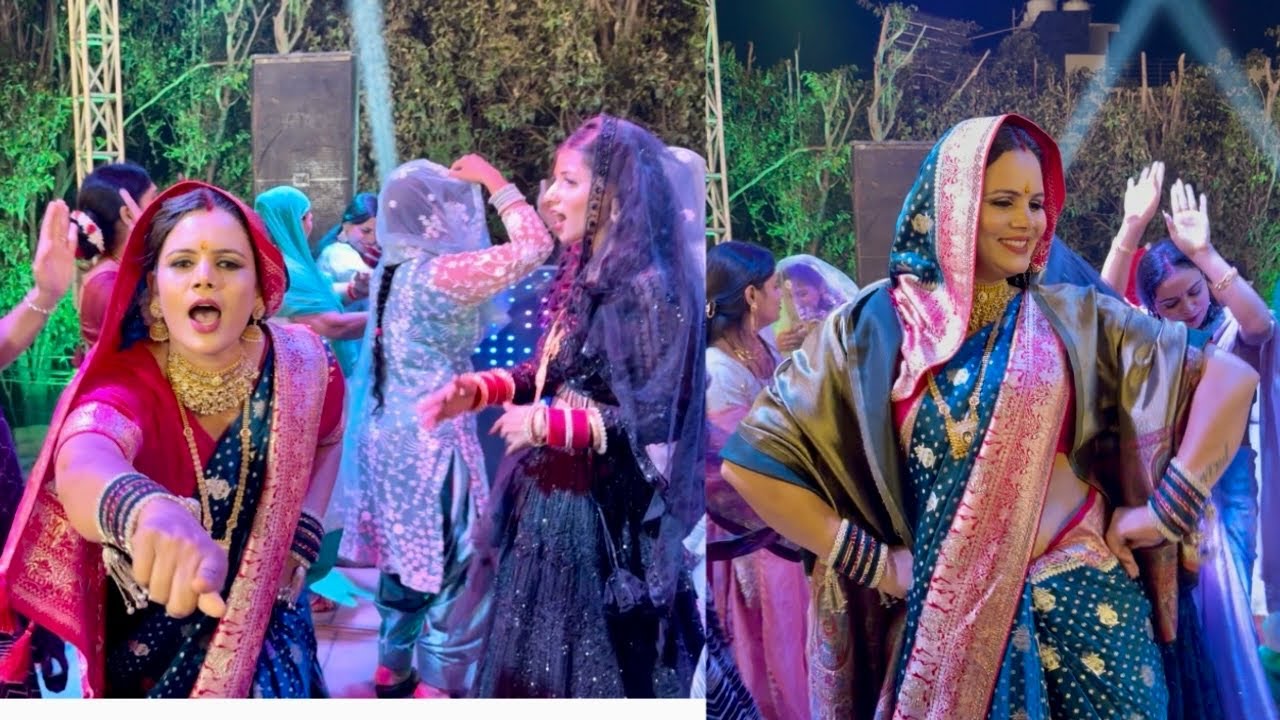 सारी देवरानी जिठानियों का धमाकेदार डांस नंद के बच्चों की शादी में 