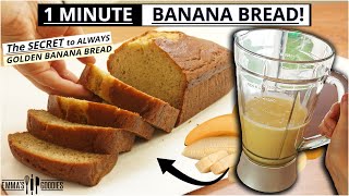 Banana Bread Recipe in a blender!
