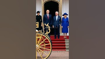 Charles & Trump Ceremony – Spied by Kim & Macron 😂🔭#Putin #macron  #Funny #trump   #KingCharles