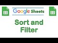 Google Sheets Sorting and Filtering Quiz