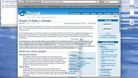 Drupal 7: Installing Drupal with the Acquia Stack Installer