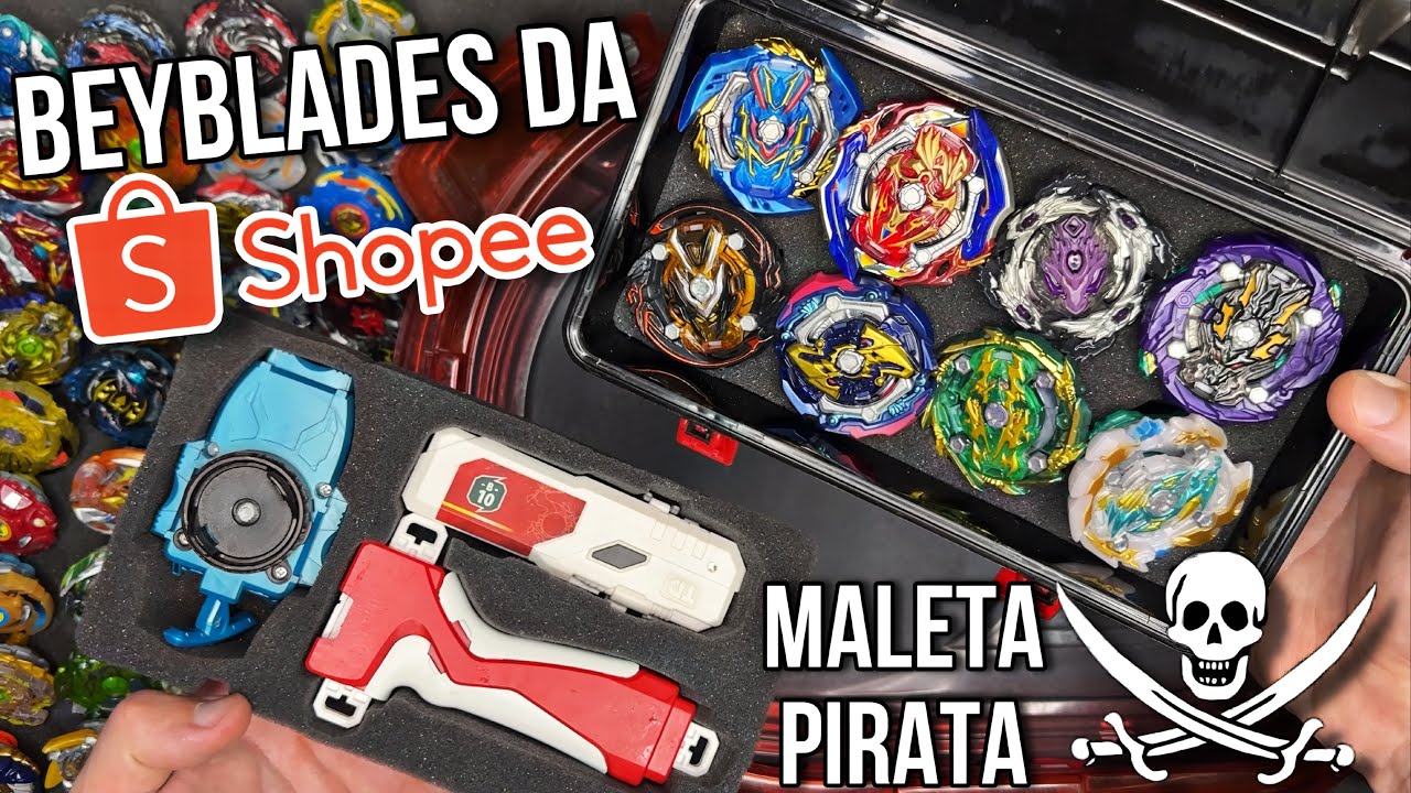 MALETA DE BEYBLADE PIRATA DA SHOPEE! SERÁ QUE VALEU A PENA? PETER PLAY